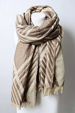 GEOMETRIC PATTERN SCARF