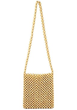 FASHION WOODEN BEADED SHOULDER BAG