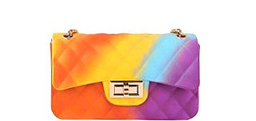 CUTE FASHION CHIC MINI JELLY MULTI COLORED CROSSBODY BAG