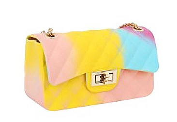 CUTE FASHION CHIC MINI JELLY MULTI COLORED CROSSBODY BAG