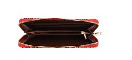 2- In1 Tie-Dye Croc -V- Emblem Bucket - Shoulder Handbag with Wallet