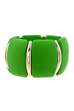 CHUNKY LINKED RECTANGULAR BRACELET