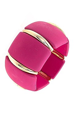 CHUNKY LINKED RECTANGULAR BRACELET