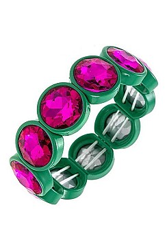 ROUND GEM LARGE BRACELET