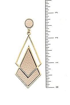 LINKED DOUBLE DIAMOND DROP EARRING