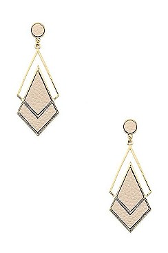 LINKED DOUBLE DIAMOND DROP EARRING