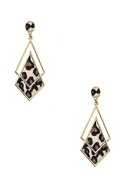 LINKED DOUBLE DIAMOND DROP EARRING