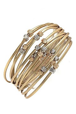 BEADED MULTI ROW BRACELET