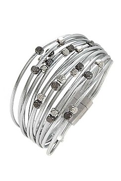 BEADED MULTI ROW BRACELET