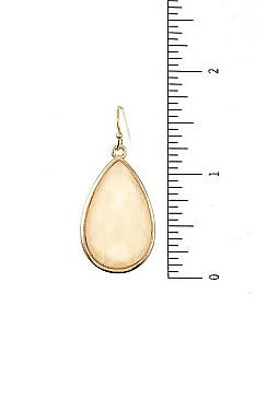 DANGLING FACETED TEARDROP EARRING
