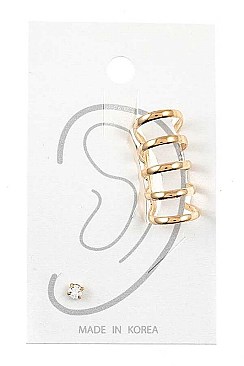 SERIES EAR CUFF STUD EARRING SET