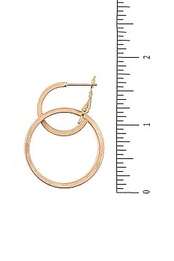 LINKED DOUBLE CIRCLE EARRING
