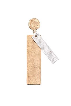 DANGLING DOUBLE LINK BAR EARRING