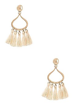DANGLING TASSEL EARRING