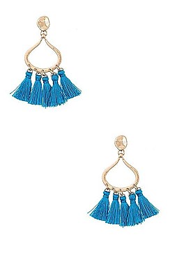 DANGLING TASSEL EARRING