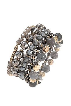 GLASS BEAD BRACELET SET