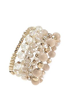 GLASS BEAD BRACELET SET