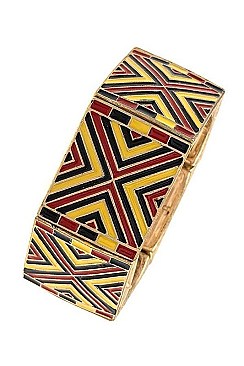 MULTI COLOR X PATTERN BRACELET