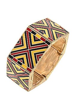 MULTI COLOR X PATTERN BRACELET