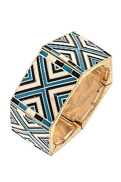MULTI COLOR X PATTERN BRACELET