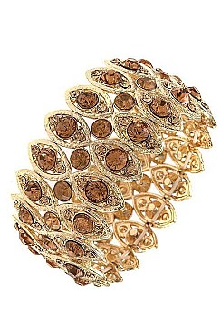ELEGANT CRYSTAL GEM BRACELET
