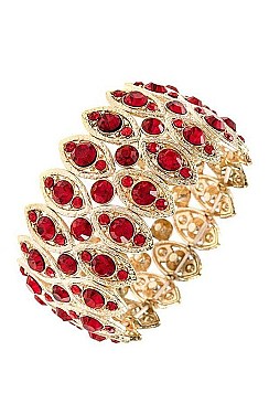 ELEGANT CRYSTAL GEM BRACELET