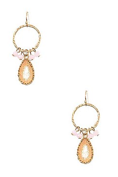 DRUZY STONE DROP EARRING