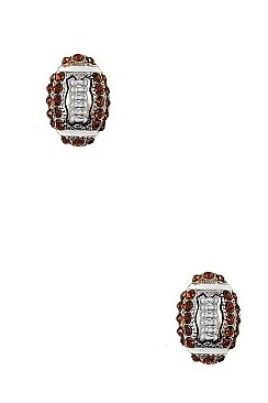PACK OF 2 FOOTBALL POST EARRING