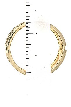 HINGED SNAKE PATTERN BANGLE BRACELET