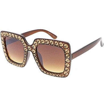 Pack of 12 Big Elegant Sunglasses