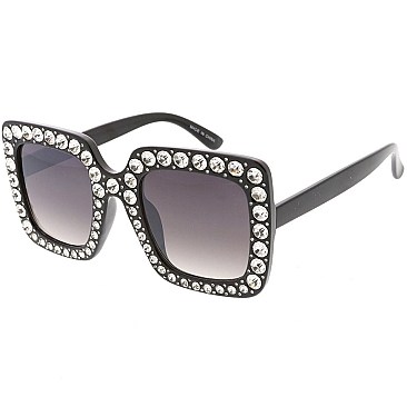 Pack of 12 Big Elegant Sunglasses