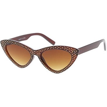 Pack of 12 Framed Cat Eye Sunglasses