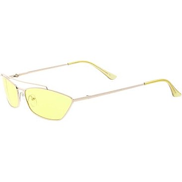 Pack of 12 Tinted Cat Eye Sunglasses