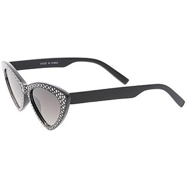 Pack of 12 Framed Cat Eye Sunglasses