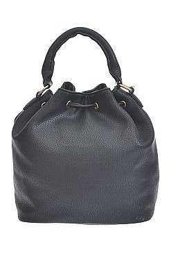 Chic Bucket Clutch With Star Studded