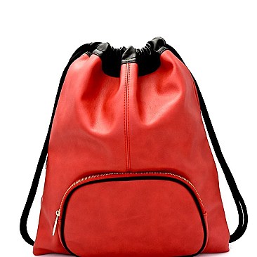 A7-6714-LP Lightweight Drawstring Fashion Backpack