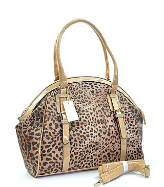 Leopard Print Large Size Tote-Satchel