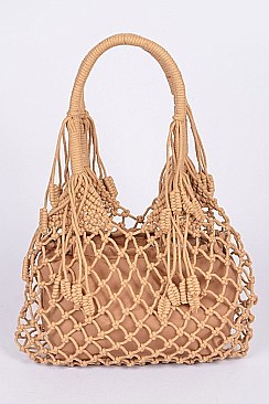 Cotton Crochet Summer Bag