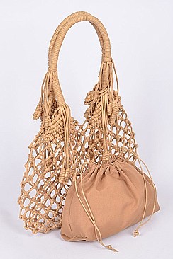 Cotton Crochet Summer Bag