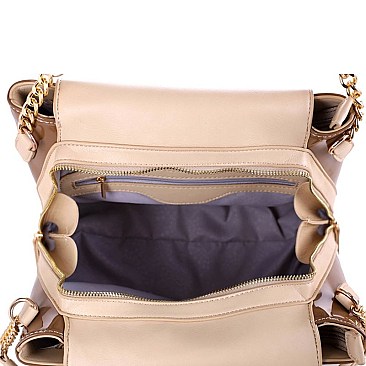3 COMPARTMENT SHOULDER BAG