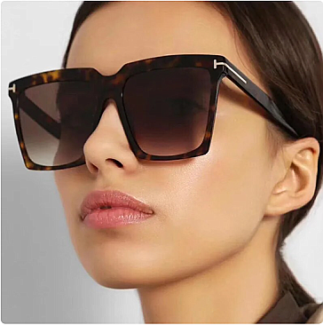 Pack of 12 Gold T Square Sunglasses