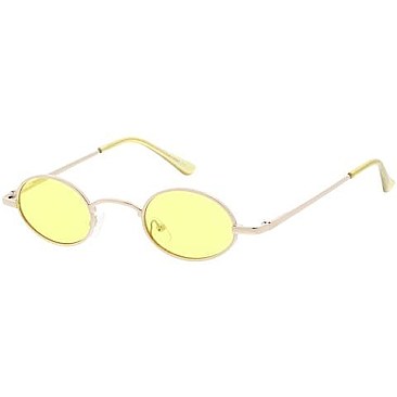Pack of 12 Round Temple Frame Sunglasses