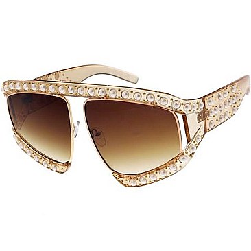 Pack of 12 Fashion Statement Pearl Sunglasses