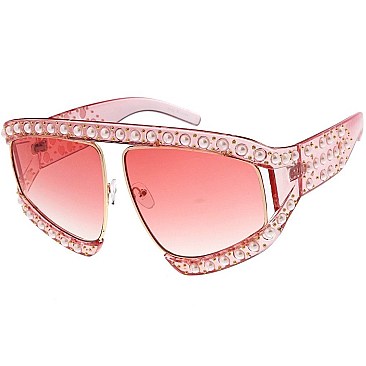 Pack of 12 Fashion Statement Pearl Sunglasses