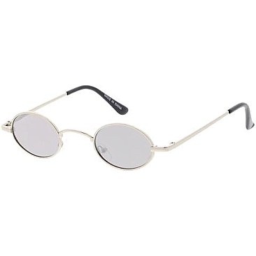 Pack of 12 Round Temple Frame Sunglasses