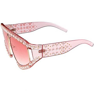 Pack of 12 Fashion Statement Pearl Sunglasses