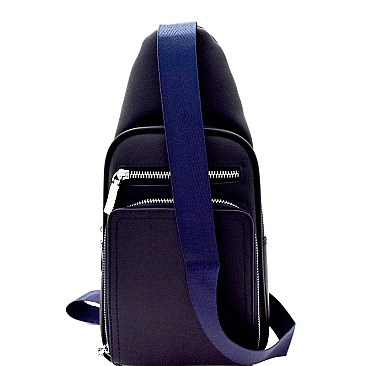 Unisex Multi-Pocket Organizer Cross Body Sling Bag  MH-B10-1061
