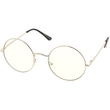 Pack of 12 Trendy Clear Eyeglasses