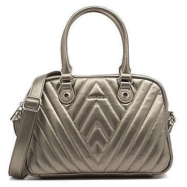 Designer David Jones Chevron Satchel