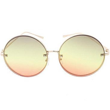 Pack of 12 Colorful Circle Design Sunglasses